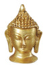 Brass Buddha Head Statue 0.5kg